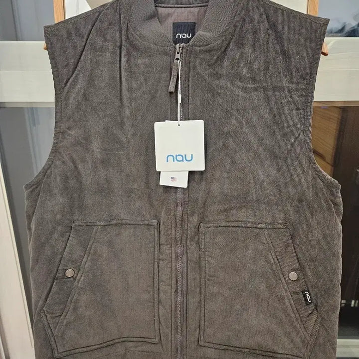 [BUNJANG] Now Golden Padded Vest L New / 나우 골덴 누빔 조끼 L 새상품