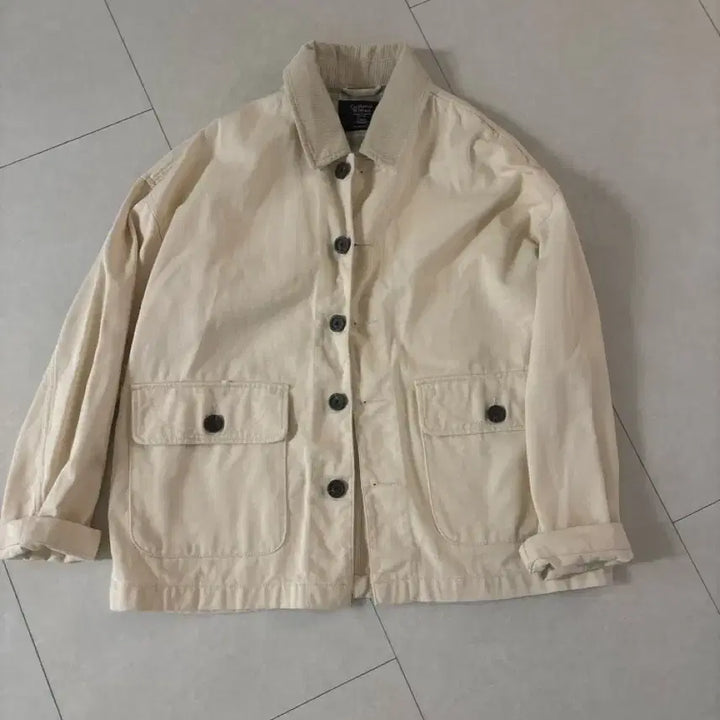 [BUNJANG] Who.A.U California Beige Shirt Jacket (Large) / 캘리포니아 Who.A.U 베이지색 셔츠 자켓라지