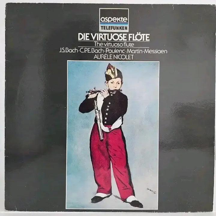[BUNJANG] Bach Nicolet Flute Performance LP / 바흐 플루트 연주 LP