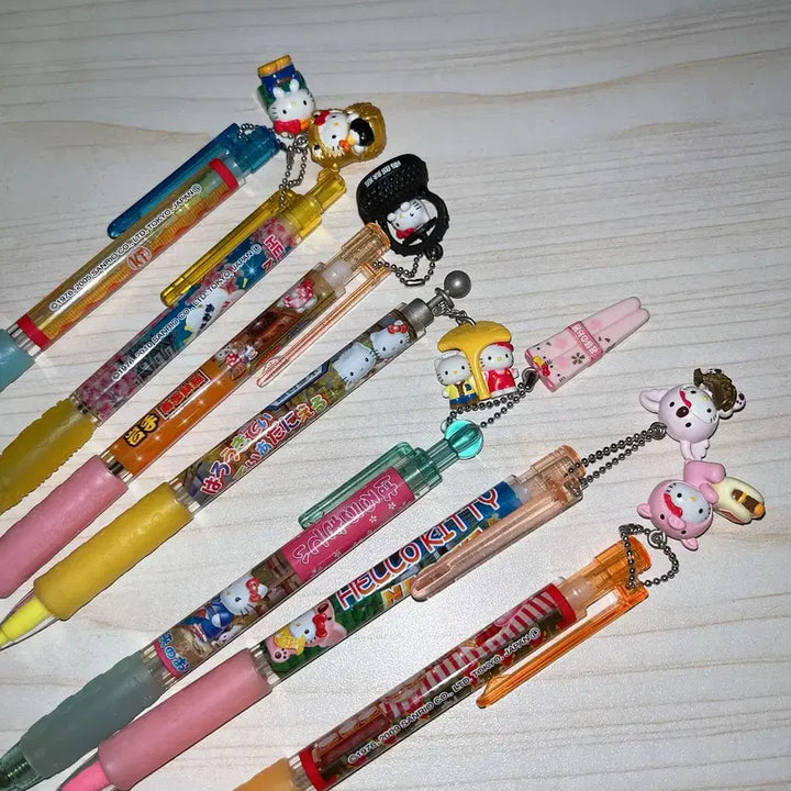 [BUNJANG] Sanrio Vintage Hello Kitty Pen/Mechanical Pencil/Strap Bundle Set / 일괄)고전키티볼펜/샤프/키티스트랩/킽스