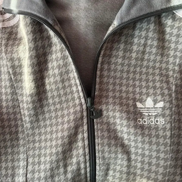 [BUNJANG] Adidas Houndstooth Zip-Up Jacket / 아디다스 희귀 집업