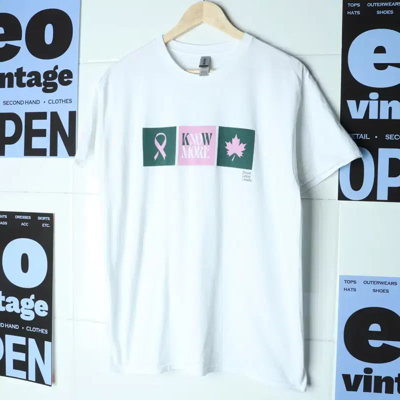 [BUNJANG] Gildan USA White Leaf Graphic T-Shirt / (L-XL) 길단 반팔 티셔츠 USA 흰색 화이트 낙엽 그린-17FF9
