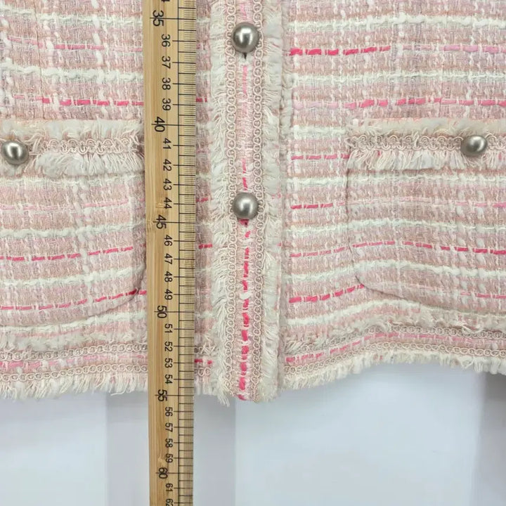 [BUNJANG] NAFNAF Pink Tweed Jacket [F20543] / NAFNAF 핑크 트위드 자켓 [F20543]