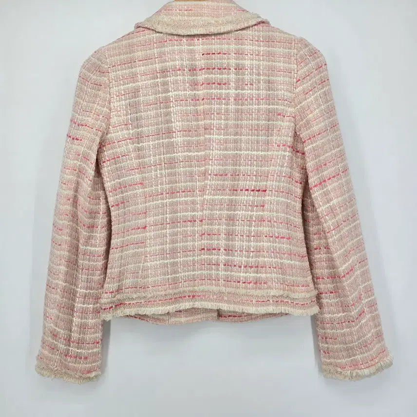 [BUNJANG] NAFNAF Pink Tweed Jacket [F20543] / NAFNAF 핑크 트위드 자켓 [F20543]