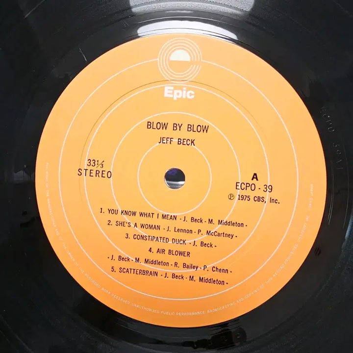 [BUNJANG] Jeff Beck Blow by Blow LP Album / 제프 벡 Blow by Blow LP 음반