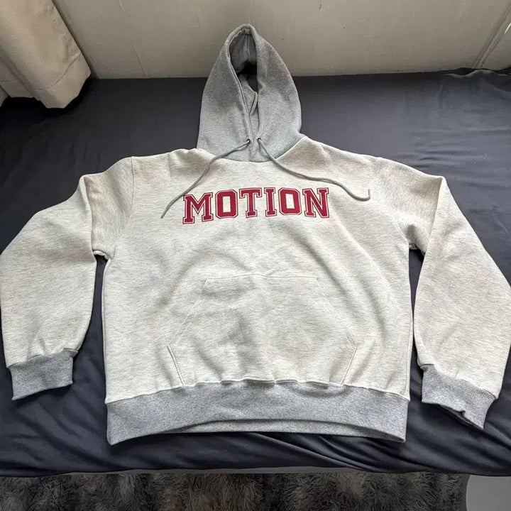 [SOLD OUT] 모션 MOTION 프린팅 후드티 회색