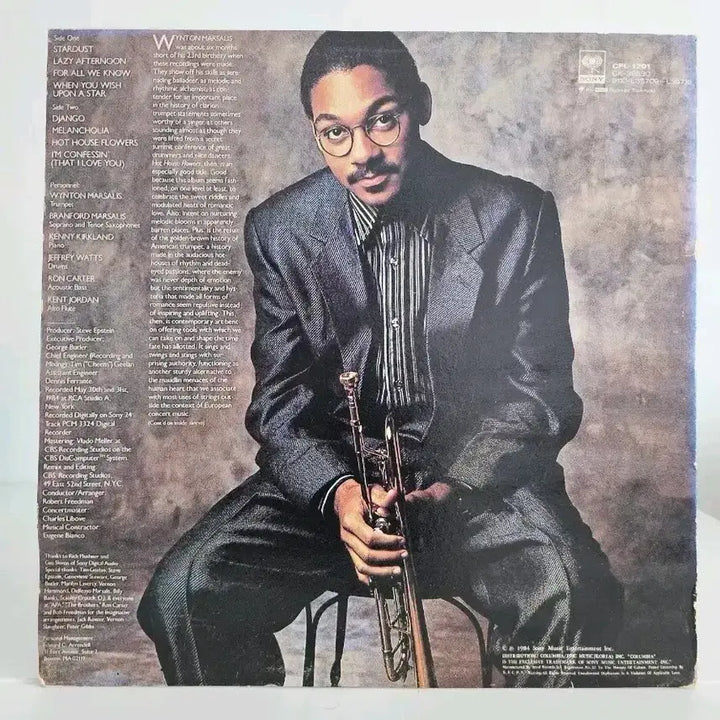 [BUNJANG] Wynton Marsalis Hot House Flowers LP Vinyl Record / 윈튼 마살리스 Hot House Flowers LP 음반