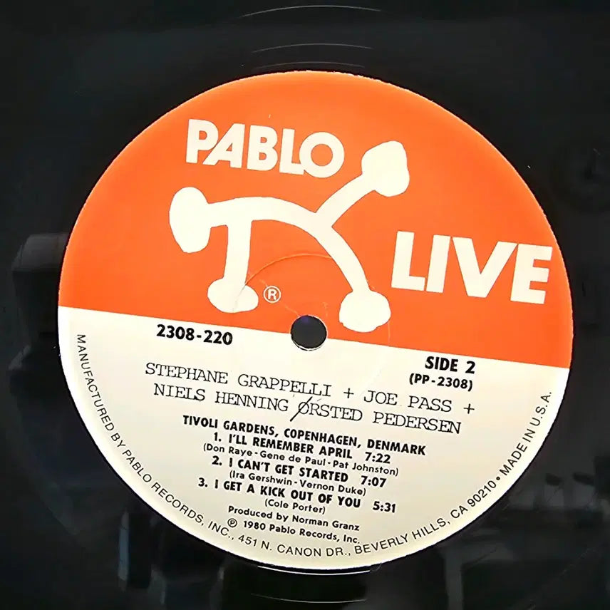 [BUNJANG] Pablo Stéphane Grappelli Live LP Record / 파블로 스테판 그라펠리 라이브 LP 레코드