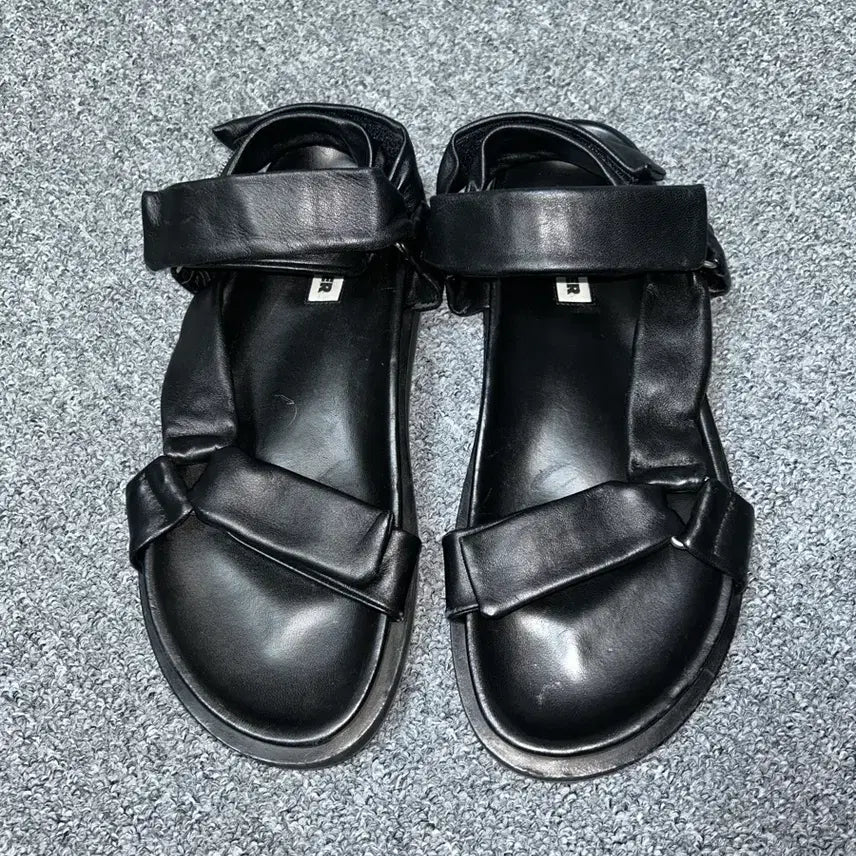 [BUNJANG] Jil Sander Black Ankle Strap Sandals Size 280 / 질샌더 앵클 스트랩 샌들 280