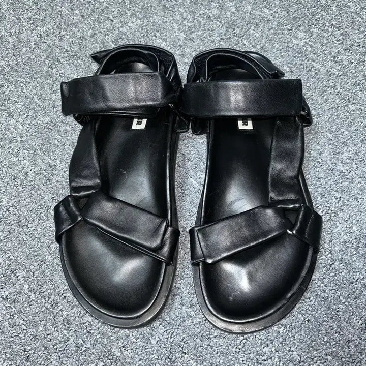 [BUNJANG] Jil Sander Black Ankle Strap Sandals Size 280 / 질샌더 앵클 스트랩 샌들 280