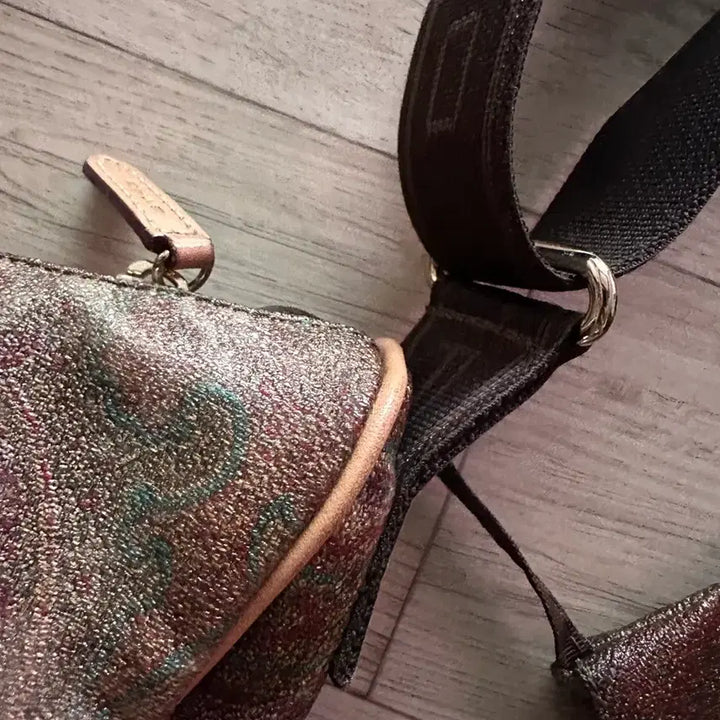 [BUNJANG] ETRO Paisley Pattern Crossbody Bag + Mini Pouch / 에트로 ETRO 페이즐리 패턴 크로스백 + 미니 파우치