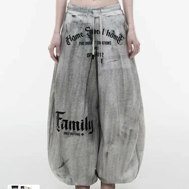 [BUNJANG] Opus 0012 Sweat Balloon Pants / 오퍼스0012 스웻 벌룬 팬츠