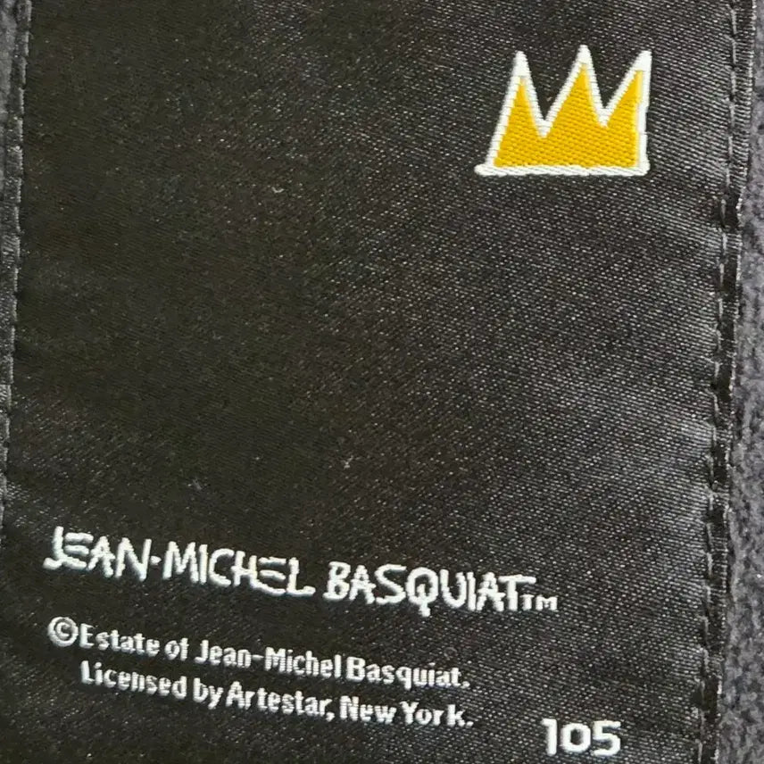[BUNJANG] Jean-Michel Basquiat Softshell Fleece Lined Jacket / 장 미쉘 바스키아 소프트쉘 기모집업 100~105사이즈