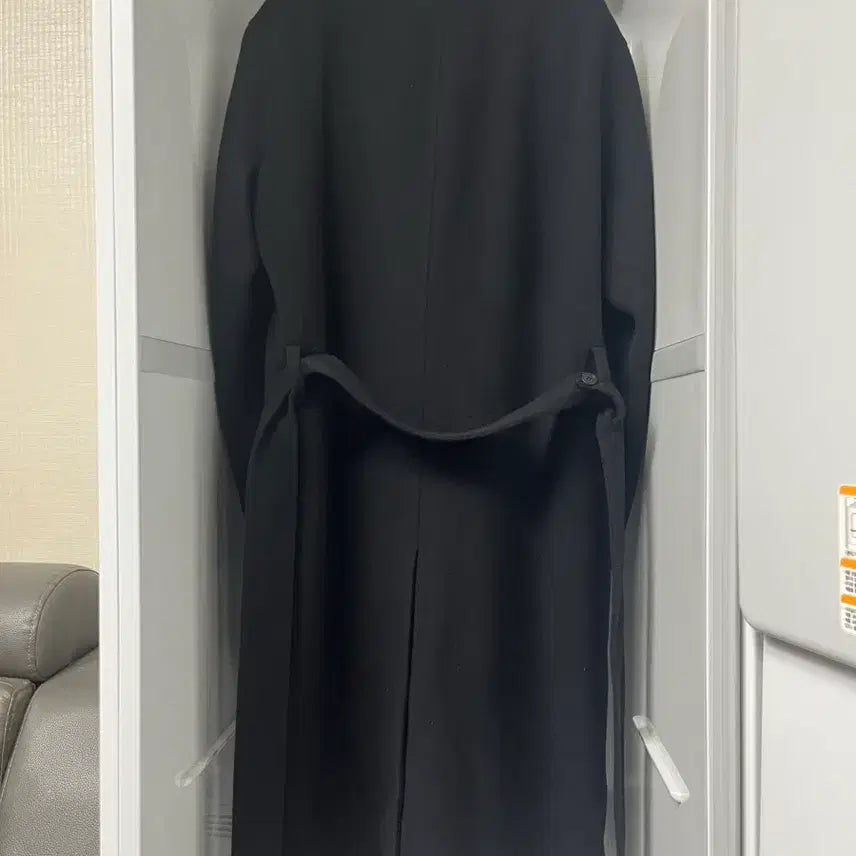 [BUNJANG] Solid Homme 23FW Black Cashmere Handmade Robe Coat Size 46 / 솔리드옴므 23fw 블랙 캐시미어 핸드메이드 로브 코트 46사이즈