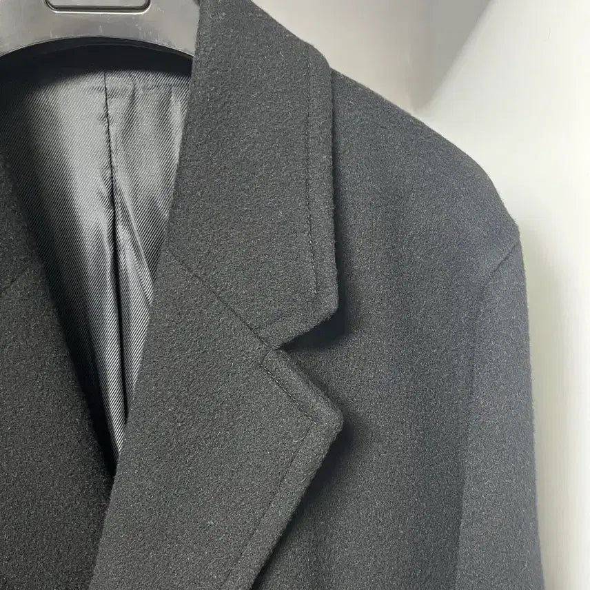[BUNJANG] Solid Homme 23FW Black Cashmere Handmade Robe Coat Size 46 / 솔리드옴므 23fw 블랙 캐시미어 핸드메이드 로브 코트 46사이즈