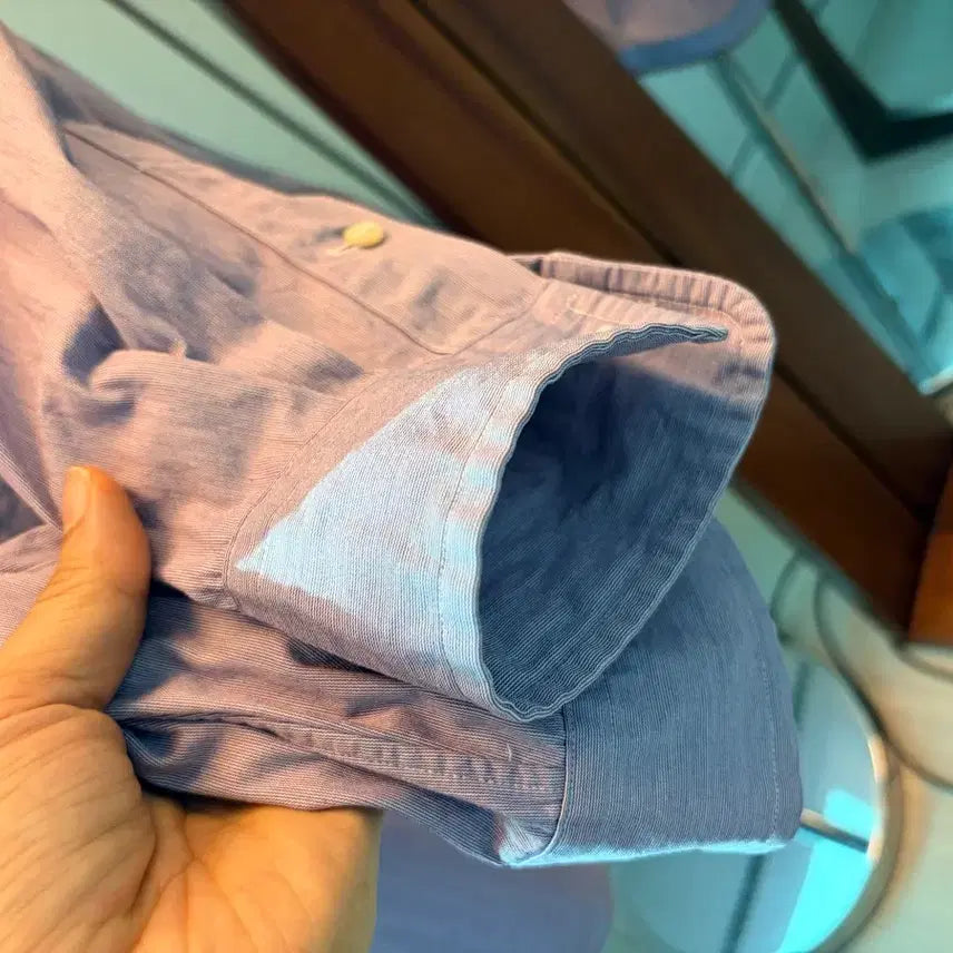 [SOLD OUT] 폴로 랄프로렌 셔츠 커스텀핏 연퍼플컬러 100사이즈 1회착
