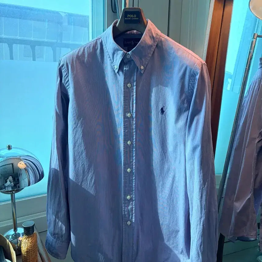 [SOLD OUT] 폴로 랄프로렌 셔츠 커스텀핏 연퍼플컬러 100사이즈 1회착