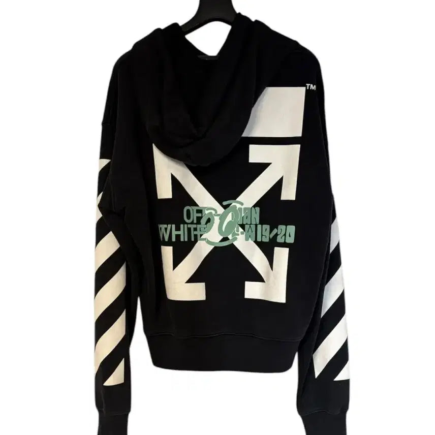 [SOLD OUT] 오프화이트 폭포 후드티