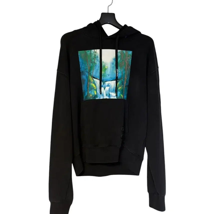 [SOLD OUT] 오프화이트 폭포 후드티