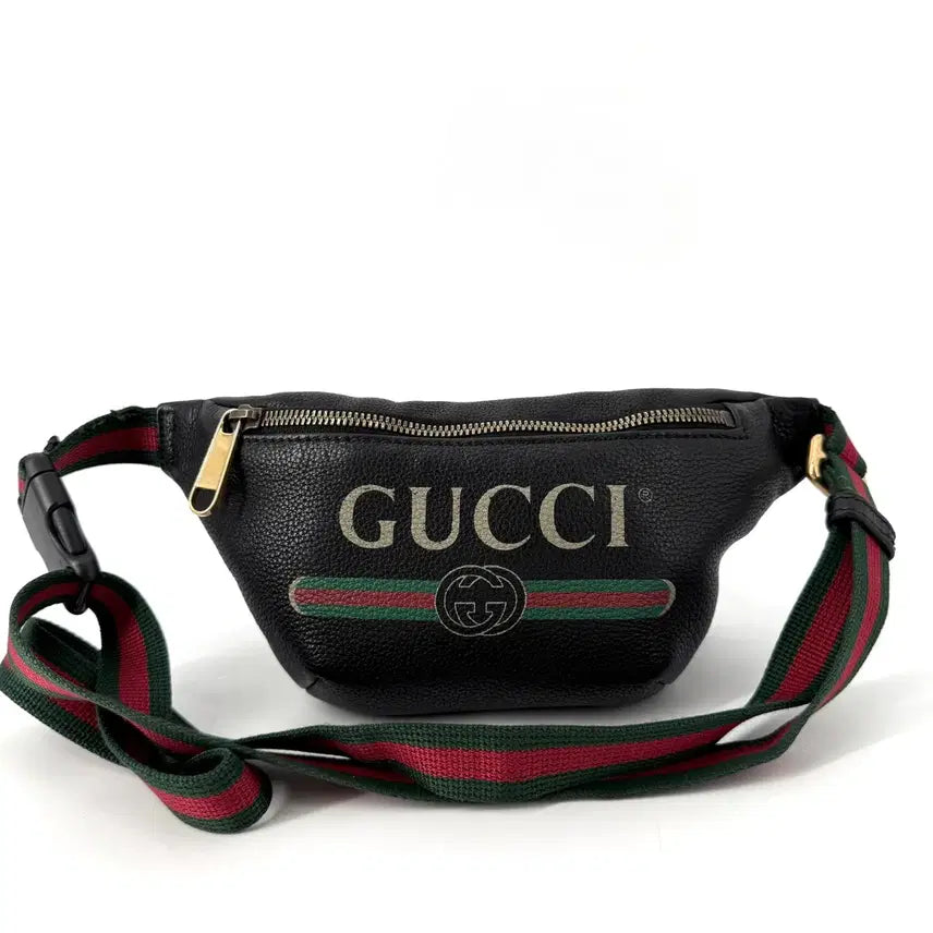 [BUNJANG] Gucci Logo Belt Bag Small 527792 / 구찌 띠로고 힙색 벨트백 스몰 527792