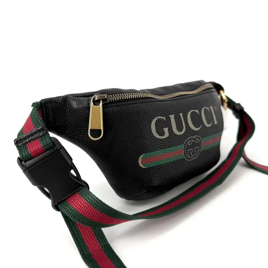 [BUNJANG] Gucci Logo Belt Bag Small 527792 / 구찌 띠로고 힙색 벨트백 스몰 527792