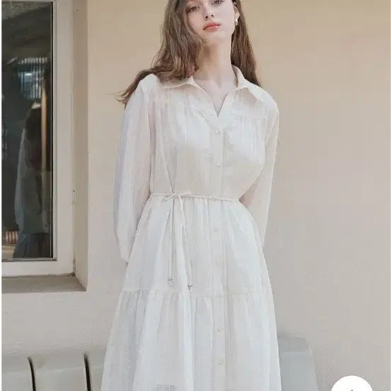 [SOLD OUT] 제로스트릿 소프트 셔츠 원피스 s 아이보리