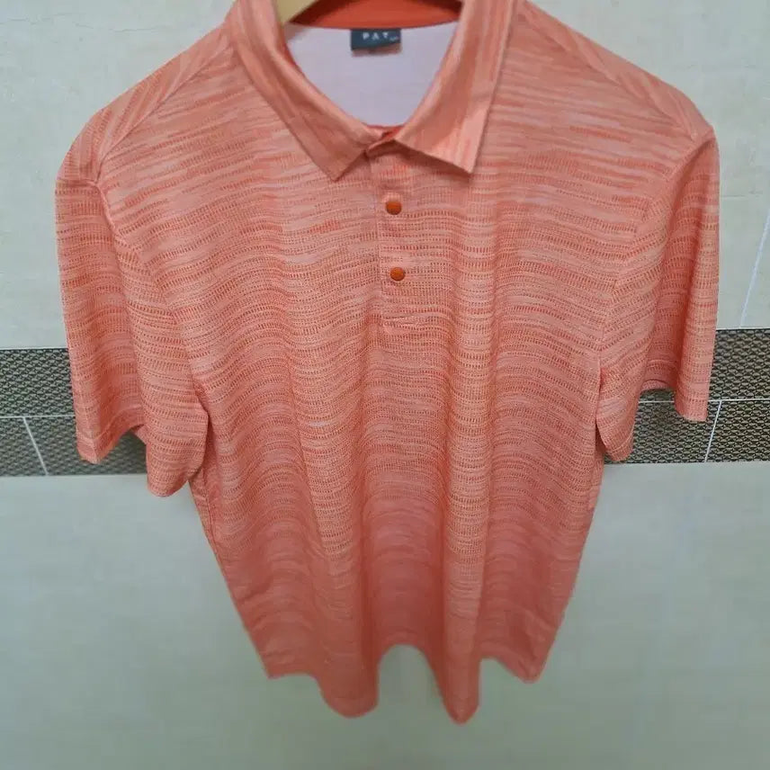 [BUNJANG] PAT Orange Short-Sleeve Polo Shirt (105) / 