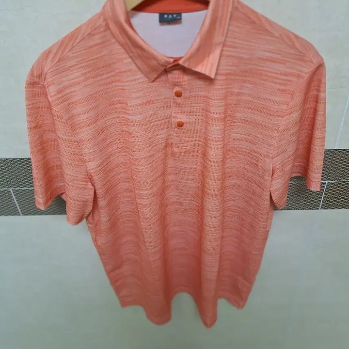[BUNJANG] PAT Orange Short-Sleeve Polo Shirt (105) / 