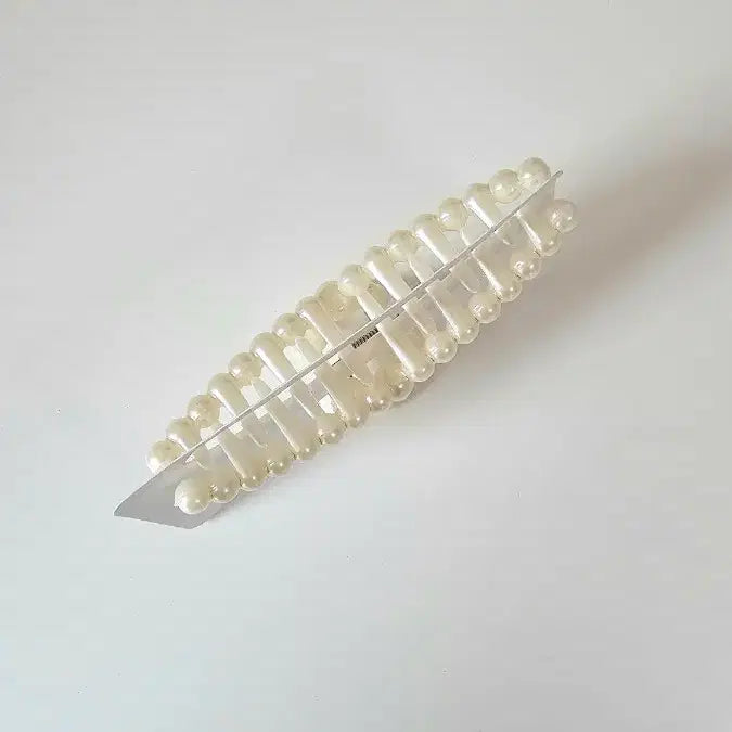 [SOLD OUT] (바로배송) 진주 느낌 꼬임 헤어 집게핀