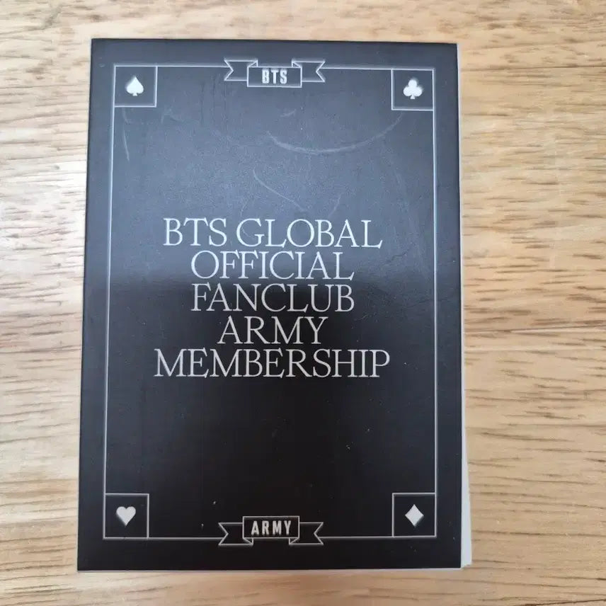 [BUNJANG] BTS ARMY Playing Cards / BTS 글로벌 아미 팬클럽 멤버십 키트중 플레잉카드