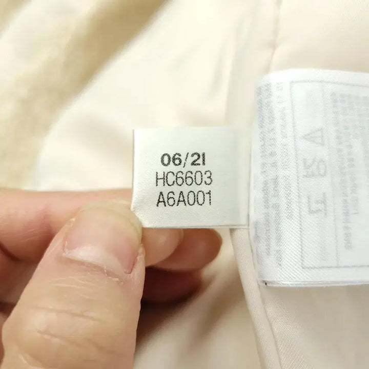 [BUNJANG] Adidas Ivory Beige Trefoil Logo Sherpa Jacket / 아디다스 아이보리 베이지 배색 트레포일 로고 빅포켓 덤블 뽀글이 셰르파