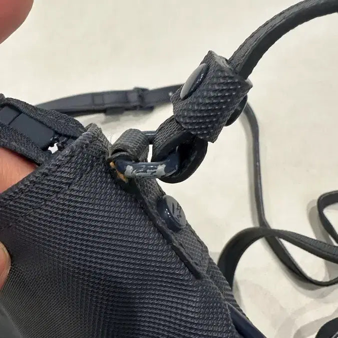 [BUNJANG] Lacoste Navy Crossbody Bag / 라코스테 네이비 크로스백