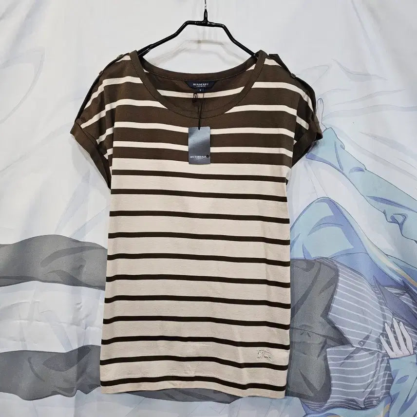 [BUNJANG] Burberry Striped T-shirt / 버버리 스트라이프 티셔츠