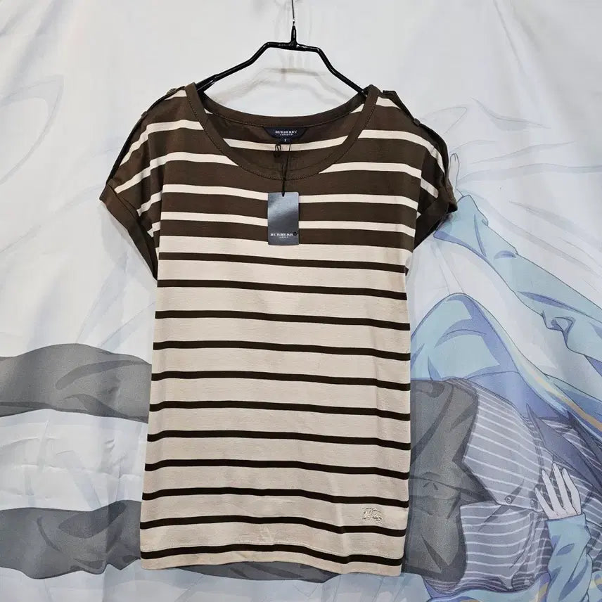 [BUNJANG] Burberry Striped T-shirt / 버버리 스트라이프 티셔츠