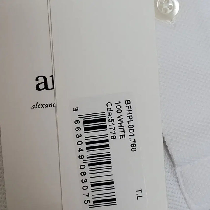 [BUNJANG] AMI White Small Heart Embroidered Polo Shirt / [L] 아미 화이트 스몰 하트자수 반팔 카라티 BFHPL001