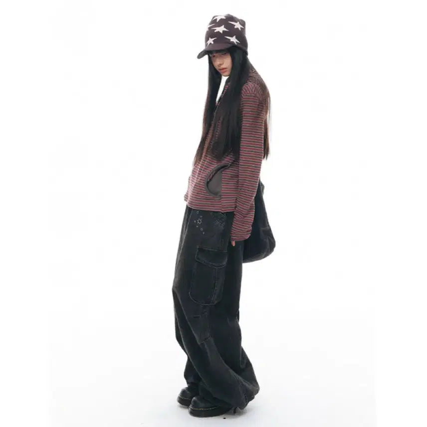 [BUNJANG] TAKEANAP Vintage Style Workwear Wide Pants / TAKEANAP 바지 빈티지 스타일 워크웨어 와이드 팬츠
