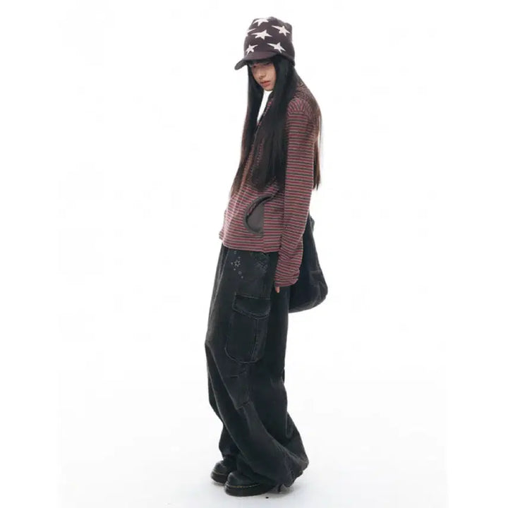 [BUNJANG] TAKEANAP Vintage Style Workwear Wide Pants / TAKEANAP 바지 빈티지 스타일 워크웨어 와이드 팬츠