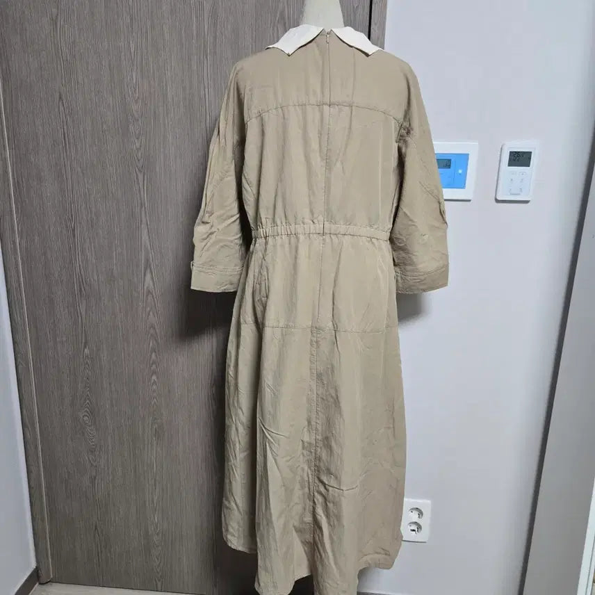 [SOLD OUT] !!오늘만 이 가격  키이스 23년식 카라넥 7부 롱 롱 원피스 베이지