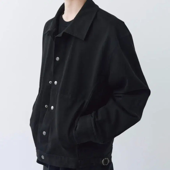 [BUNJANG] Big Union Moleskin Coach Jacket Black S / [새제품] 빅유니온 몰스킨 코치 자켓 블랙 S