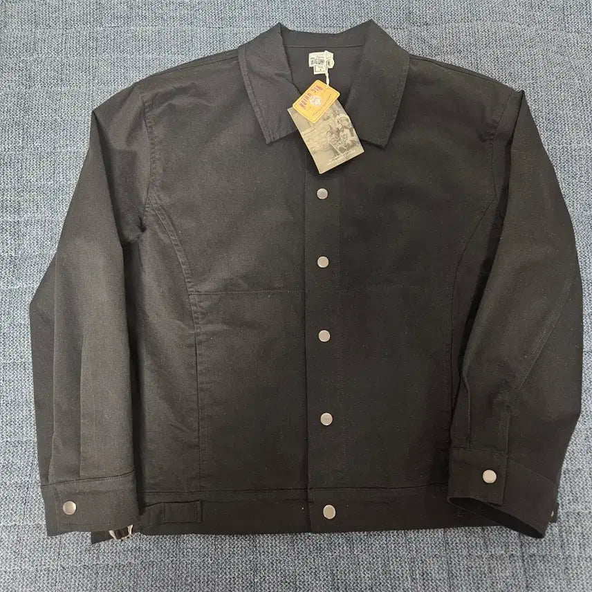 [BUNJANG] Big Union Moleskin Coach Jacket Black S / [새제품] 빅유니온 몰스킨 코치 자켓 블랙 S