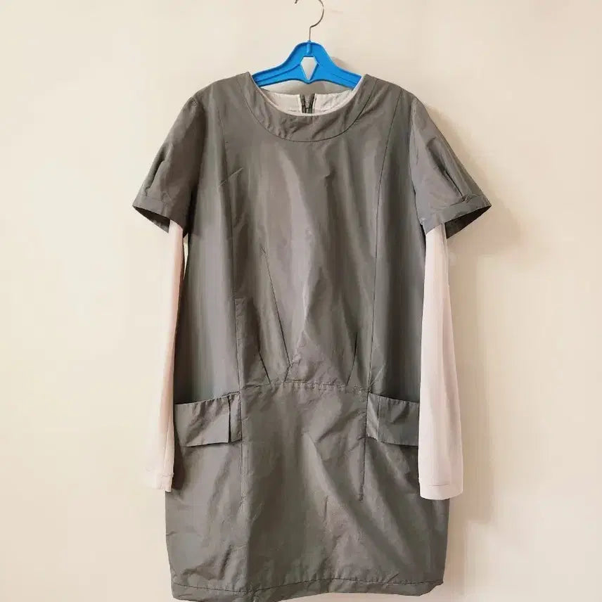[BUNJANG] Kuho Mesh Sleeve Dress (Size 66) / 구호 매쉬소매 원피스(66)