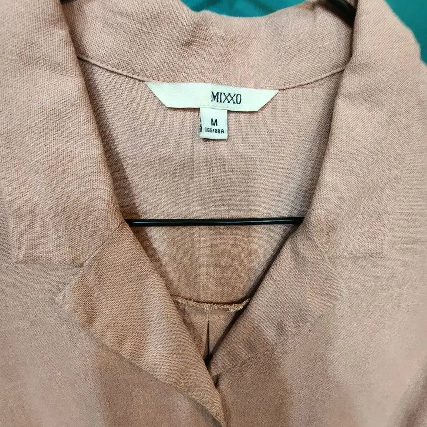 [BUNJANG] Mixxo Linen Blend Short-Sleeve Shirt / mixxo미쏘 여성 린넨혼방 반팔셔츠