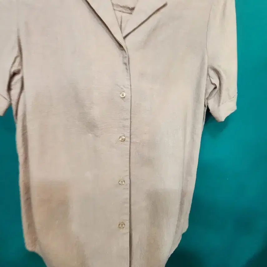 [BUNJANG] Mixxo Linen Blend Short-Sleeve Shirt / mixxo미쏘 여성 린넨혼방 반팔셔츠