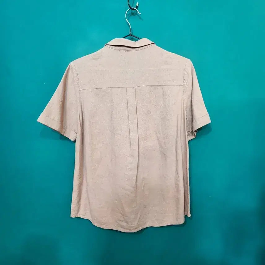[BUNJANG] Mixxo Linen Blend Short-Sleeve Shirt / mixxo미쏘 여성 린넨혼방 반팔셔츠
