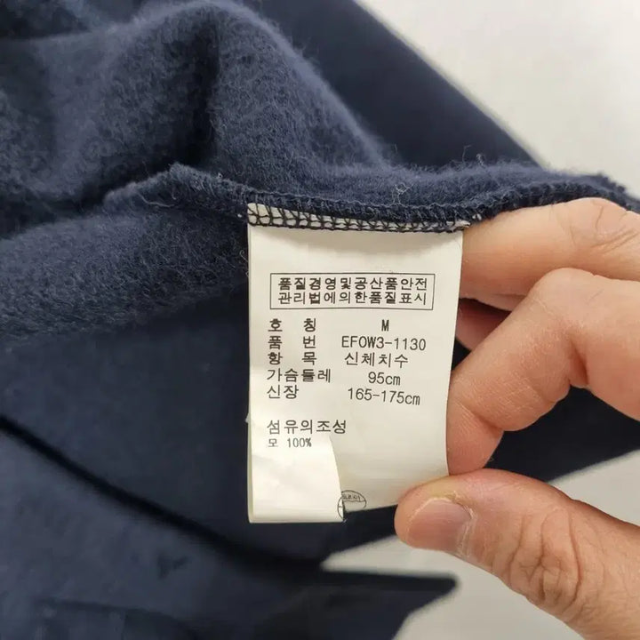 [BUNJANG] Polo Shoulder Collar Cardigan (Navy) Women&