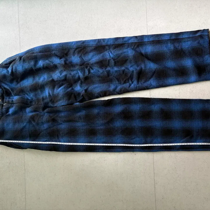 [BUNJANG] Restats Checkered Pants Blue / 리스탯츠 체크팬츠 블루 1