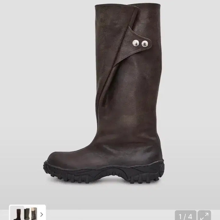 [BUNJANG] Negative Three Folded Long Boots - Khaki Brown / 네거티브쓰리 Folded long boots KHAKI BROWN
