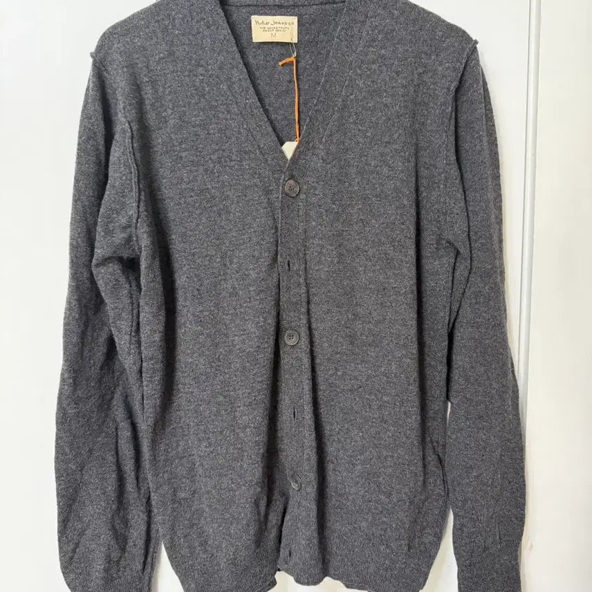 [BUNJANG] Nudie Jeans Gray Cardigan M Size / 누디진 그레이 가디건 M 사이즈