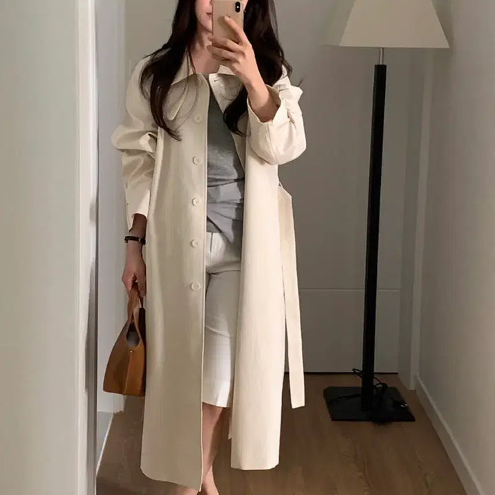 [BUNJANG] Mute Label Trench Coat / 뮤트라벨 트렌치코트