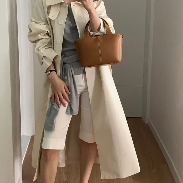 [BUNJANG] Mute Label Trench Coat / 뮤트라벨 트렌치코트